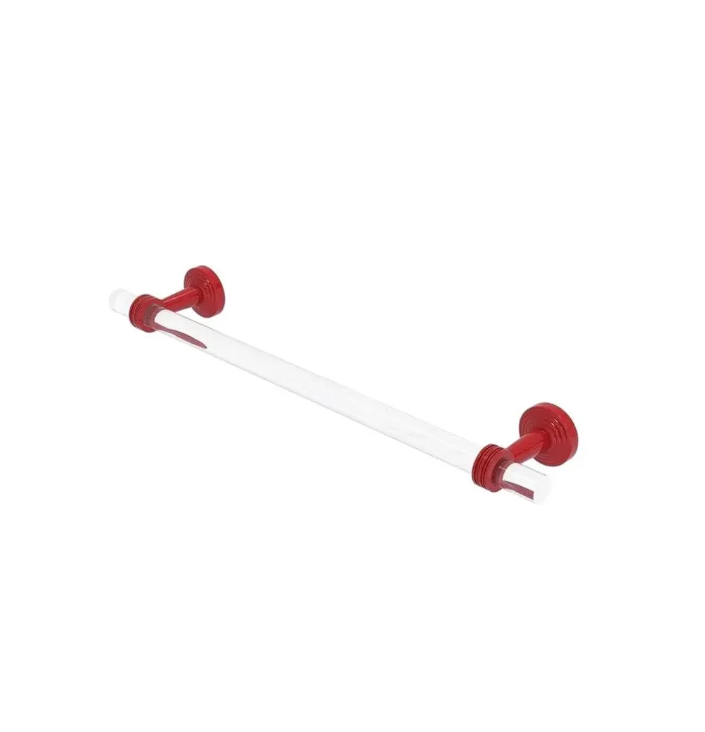 Red Allied Brass Pacific Beach Collection 24 Inch Towel Bar